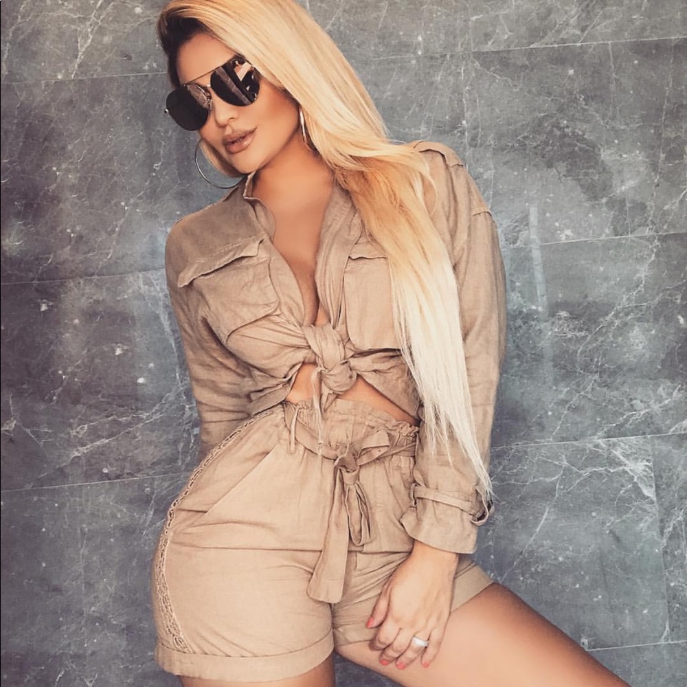 Two piece Jacket and shorts